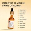 Vitamin C Face Serum - Dark Spot Remover Facial Serum, Vit C Serum with Hyaluronic Acid, Ferulic Acid, & Vit E - Anti Aging and Skin Brightening Serum, Pure Vitamin C Serum Skin Care - Image 2