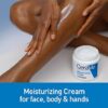 CeraVe Moisturizing Cream | Body and Face Moisturizer for Dry Skin | Body Cream with Hyaluronic Acid and Ceramides | Daily Moisturizer | Oil-Free | Fragrance Free | Non-Comedogenic | 19 Ounce - Image 3