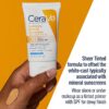 CeraVe Hydrating Mineral Sunscreen with Sheer Tint | Tinted Mineral Sunscreen with Zinc Oxide & Titanium Dioxide | Blends Seamlessly For Healthy Glow | Tinted Moisturizer with SPF 30 | 1.7 Fluid Ounce - Image 3