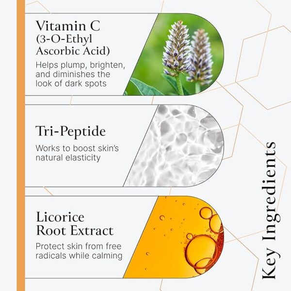 Bliss Bright Idea Vitamin C + Tri-Peptide Collagen Brightening Face Skincare Serum - Anti Aging, Boosts Skin Elasticity - Clean - Vegan & Cruelty-Free - 1 Fl Oz - Image 5