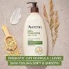 Aveeno Daily Moisturizer, Body Lotion, For Dry Skin, Prebiotic Oat Fragrance Free, 18 fl. oz, Pack of 1 - Image 4