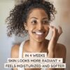 Aveeno Positively Radiant Daily Facial Moisturizer with Broad Spectrum SPF 15 Sunscreen & Soy, Improves the Look of Skin Tone & Texture, Hypoallergenic, Oil-Free, Non-Comedogenic, 4 fl. oz - Image 4