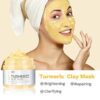 ANAI RUI Turmeric Clay Mask - Green Tea Clay Mask - Dead Sea Minerals Mud Mask, Spa Facial Mask Set, Face Mask Gift Set for Mom 2.5 oz each - Image 3