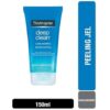 Neutrogena Deep Clean Invigorating Foaming Facial Scrub with Glycerin, Cooling & Exfoliating Gel Face Wash to Remove Dirt, Oil & Makeup - Image 2