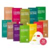 GLAM UP Premium Facial Sheet Mask 12 Combo