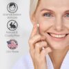 EyeGLO Caffeine Eye Cream for Puffiness and Bags Under Eyes | Dark Circles Under Eye Treatment | Hyaluronic Acid Peptides Antioxidant | Under Eye Cream for Women and Men | Natural Skin Care - 1 Oz - Image 4
