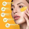 Vitamin C and Turmeric Face Scrub Cream Organics Microdermabrasion Facial Scrub Exfoliating Clears Blackheads Improve Dark Spot Acne with Strawberry Extract Exfoliator - Image 3