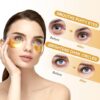 LAVONE Eye Mask-30 Pairs 24K Gold Under Eye Patches Skin Care Products-Eye Masks Skincare for Dark Circles and Puffiness,Reduce Wrinkles,Eye Bags and Fine Lines,for Women and Man,with Hair Clips - Image 4