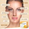 Vitamin C Face Mask with Kaolin Clay and Turmeric for Dark Spots, Dull Skin, Skincare Facial Mask for Controlling Oil and Refining Pores 5.29 Oz - Image 5