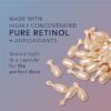 RoC Retinol Correxion Anti-Aging Wrinkle Night Serum, Daily Line Smoothing Treatment for Fine Lines, Dark Spots, Post-Acne Scars, Unscented, Stocking Stuffers, 30 Individual Capsules, 0.35 Ounces - Image 2