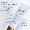 RoC Retinol Correxion Under Eye Cream for Dark Circles & Puffiness, Daily Wrinkle Cream, Anti Aging Line Smoothing Skin Care Treatment for Women and Men, 0.5 oz (Packaging May Vary) - Image 3