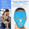 Ice Pack Cold Face, Eye Masks Reduce Face Puff, Dark Circles, Reusable Cold Hot Gel Face Eye Mask, Suitable for Women Facial SPA, Ice Face Mask for Sleeping, Headaches (Blue Updated) - Image 4