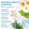 MAREE Facial Masks with Marine Collagen & Hyaluronic Acid - Sheet Moisturizing Masks for Face with Green & Red Algae Extract for All Skin Types - Hydrating Skin Care Mask with Pearl Extract - 6 Pack - Image 3