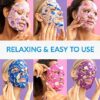 MAREE Facial Masks with Marine Collagen & Hyaluronic Acid - Sheet Moisturizing Masks for Face with Green & Red Algae Extract for All Skin Types - Hydrating Skin Care Mask with Pearl Extract - 6 Pack - Image 5