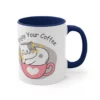 Sleeping Cat Coffee Mug - 'Enjoy Your Coffee' - Cute Kitty Lover's Gift Mug - Image 9