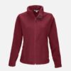Personalized Burgundy Fleece Add Logo - Image 2