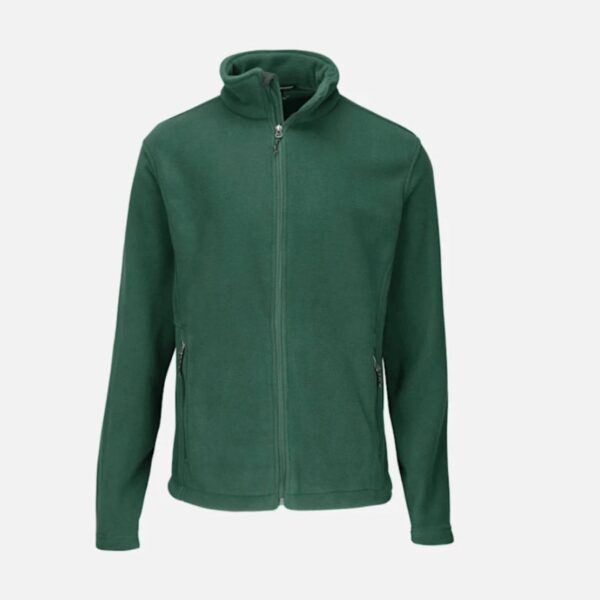 Personalized Green Fleece with embroidered custom logo - Image 2
