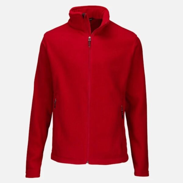Personalized Red Fleece Jacket - Image 2