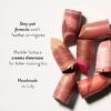 LAURA GELLER NEW YORK Italian Marble Sheer Lipstick - Berry Banana - Hydrating & Lightweight - Vitamin E & Caster Seed Oil - Cream Finish - Image 6
