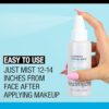 Neutrogena Hydro Boost Hydrating Makeup Setting Spray with Hyaluronic Acid, Longwear Makeup Setting Facial Mist for Smooth, Glowing, Dewy Skin, Non-Comedogenic & Hypoallergenic, 3.4 fl. oz - Image 6