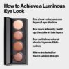 Revlon Crème Eyeshadow Palette, Illuminance Eye Makeup with Crease- Resistant Ingredients, Creamy Pigmented in Blendable Matte & Shimmer Finishes, 710 Not Just Nudes, 0.12 Oz - Image 4