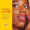 Burt's Bees Lip Tint Balm with Long Lasting 2 in 1 Duo Tinted Balm Formula, Color Infused with Deeply Hydrating Shea Butter for a Natural Looking Buildable Finish, Fiery Red Dahlia (2-Pack) - Image 4