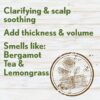 Aveeno Fresh Greens Shampoo + Conditioner with Rosemary, Peppermint & Cucumber to Thicken & Nourish, Clarifying & Volumizing Shampoo for Thin or Fine Hair, Paraben-Free, 12 Fl Oz, 2 Count (Pack of 1) - Image 6