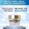 Hard As Hoof Nail Strengthening Cream with Coconut Scent, Nail Growth & Conditioning Cuticle Cream Stops Splits, Chips, Cracks & Strengthens Nails, 1 oz - Image 2