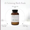 milk + honey Calming Bath Soak No. 8, Moisturizing Epsom Salt Bath Soak with Lavender and Eucalyptus Oils, Soothing and Relaxing Bath Soak, 10 oz - Image 5