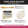pureSCRUBS Premium Organic Body Scrub Set - INCLUDES spoon, loofah & soap - Large 16oz COCONUT BODY SCRUB Dead Sea Salt Infused Organic Essential Oils & Nutrients - Image 3