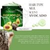 Avocado Oil Hair Mask 8 Fl Oz - 100% Pure Avocado Oil, Intensive Conditioning Treatment, Texture Styling, Protective Mask, Natural Ingredients - Image 2