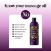 Aromatherapy Sensual Massage Oil for Couples - Relaxing Full Body Massage Oil for Date Night with Sweet Almond Oil - Vegan Lavender Massage Oil for Massage Therapy Smooth Gliding Formula 8 Fl Oz - Image 4