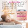 First Botany, Himalayan Salt Body Scrub with Collagen & Stem Cells, Natural Exfoliating Salt Scrub Body & Face Souffle helps with Moisturizing Skin, Acne, Cellulite, Dead Skin Scars, Wrinkles, 11 oz - Image 4