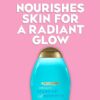 OGX Radiant Glow + Argan Oil of Morocco Extra Hydrating Body Wash for Dry Skin, Moisturizing Gel Body Cleanser for Silky Soft Skin, Paraben-Free, Sulfate-Free Surfactants, 19.5 fl oz - Image 3