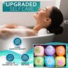 Bath Bombs Gift Set - 6 XXL Bubble Bath Fizzies (4.1 oz Each) with Natural Dead Sea Salt Cocoa and Shea Essential Oils - Best Gift Idea for Birthday, Mom, Woman, Girl, Him, Kids - Image 4