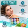 Bath Bombs Gift Set - 6 XXL Bubble Bath Fizzies (4.1 oz Each) with Natural Dead Sea Salt Cocoa and Shea Essential Oils - Best Gift Idea for Birthday, Mom, Woman, Girl, Him, Kids - Image 2
