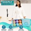 Bath Bombs Gift Set - 6 XXL Bubble Bath Fizzies (4.1 oz Each) with Natural Dead Sea Salt Cocoa and Shea Essential Oils - Best Gift Idea for Birthday, Mom, Woman, Girl, Him, Kids - Image 5