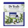 Dr Teal's Eucalyptus Epsom Salt & Foaming Bath Oil Sampler Gift Set - Give The Gift of Rejuvenation & Self Care! - 14 oz Bag of Eucalyptus Bath Salts & 3 oz Bottle of Eucalyptus Foaming Bath Oil - Image 2