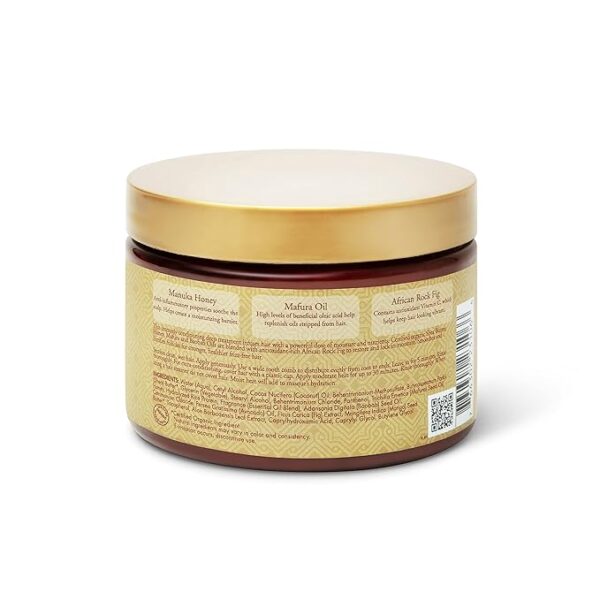 SheaMoisture Intensive Hydration Hair Masque Manuka Honey & Mafura Oil For Dry, Damaged Hair Deep Conditioning Hair Treatment 11.5 oz - Image 2