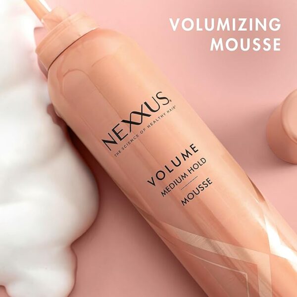 Nexxus Volumizing Foam Hair Mousse, Volume Volumizing Mousse, Hair Styling Mousse, Pink, 10.6 Ounce (Pack of 1) - Image 4