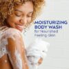 NIVEA Coconut and Almond Milk Pampering Body Wash, Moisturizing Body Wash with Nourishing Serum, Plant-Derived Oils, Essential Skin Lipids and Vitamins, 20 Fl Oz Bottle - Image 2