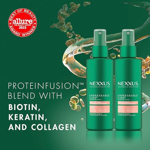 Nexxus Root Lift Thickening Spray Unbreakable Care with ProteinFusion Blend of Biotin, Keratin & Collagen Amino Acids, 6 oz - Image 3