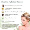 Organic Aloe Vera Hair Mask - 97.2% Natural ingredients - Hydrating and Fortifying - Vegan - Shea Butter, Rice Proteins for Deep Conditioning and Strengthening - ECOLATIER 8.5 Fl Oz / 250m - Image 4