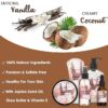 Bath Spa Gift Sets - Luxury Basket With Coconut & Vanilla - Spa Kit Includes Wash, Bubble Bath, Lotion, Bath Salts, Body Scrub, Body Spray, Shower Puff, Bathbombs, Soap and Towel - Image 3