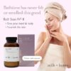 milk + honey Calming Bath Soak No. 8, Moisturizing Epsom Salt Bath Soak with Lavender and Eucalyptus Oils, Soothing and Relaxing Bath Soak, 10 oz - Image 2