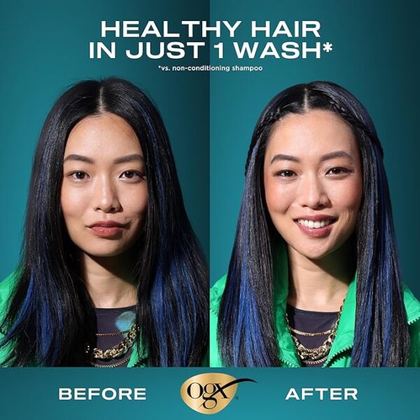 OGX Renewing + Argan Oil of Morocco Shampoo & Conditioner Set, 13 Fl Oz (Pack of 2) (packaging may vary), Blue - Image 4