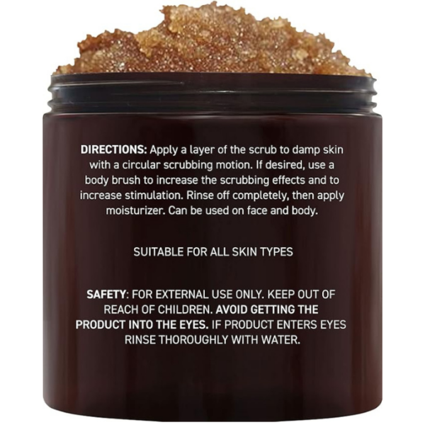 Brooklyn Botany Brown Sugar Body Scrub - Moisturizing and Exfoliating Body, Face, Hand, Foot Scrub - Fights Acne, Fine Lines & Wrinkles, Great Gifts For Women & Men - 10 oz - Image 2