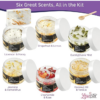 Lovestee Epsom Salt Spa Gift Set of 6 Bath Salts - Coconut Vanilla, Jasmine Osmanthus, Eucalyptus Mint, Lavender Honey, Chamomile Rose, Grapefruit Lemon for Soaking Bath Gift Set for Women Baskets - Image 3