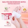 NXJ INFILILA Nail Polish Remover Pads, 2024 Newest Acetone Nail Polish Remover, 50PCS Quick Nail Polish Remover Wipes, Individually Wrapped Nail Polish Remover Wet Wipes for Removing Nail Polish - Image 4
