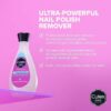 Cutex Gel Nail Polish Remover, Ultra-Powerful & Removes Glitter and Dark Colored Paints, Paraben Free, 10.1 Fl Oz - Image 2